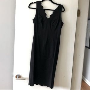 Banana republic scallop dress